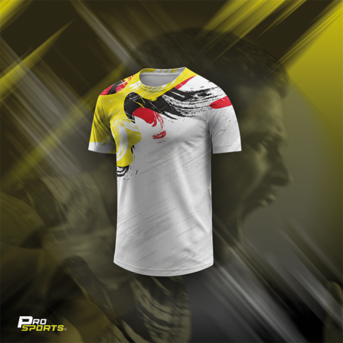 Maillot blanc et jaune