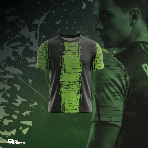 Maillot vert et noir